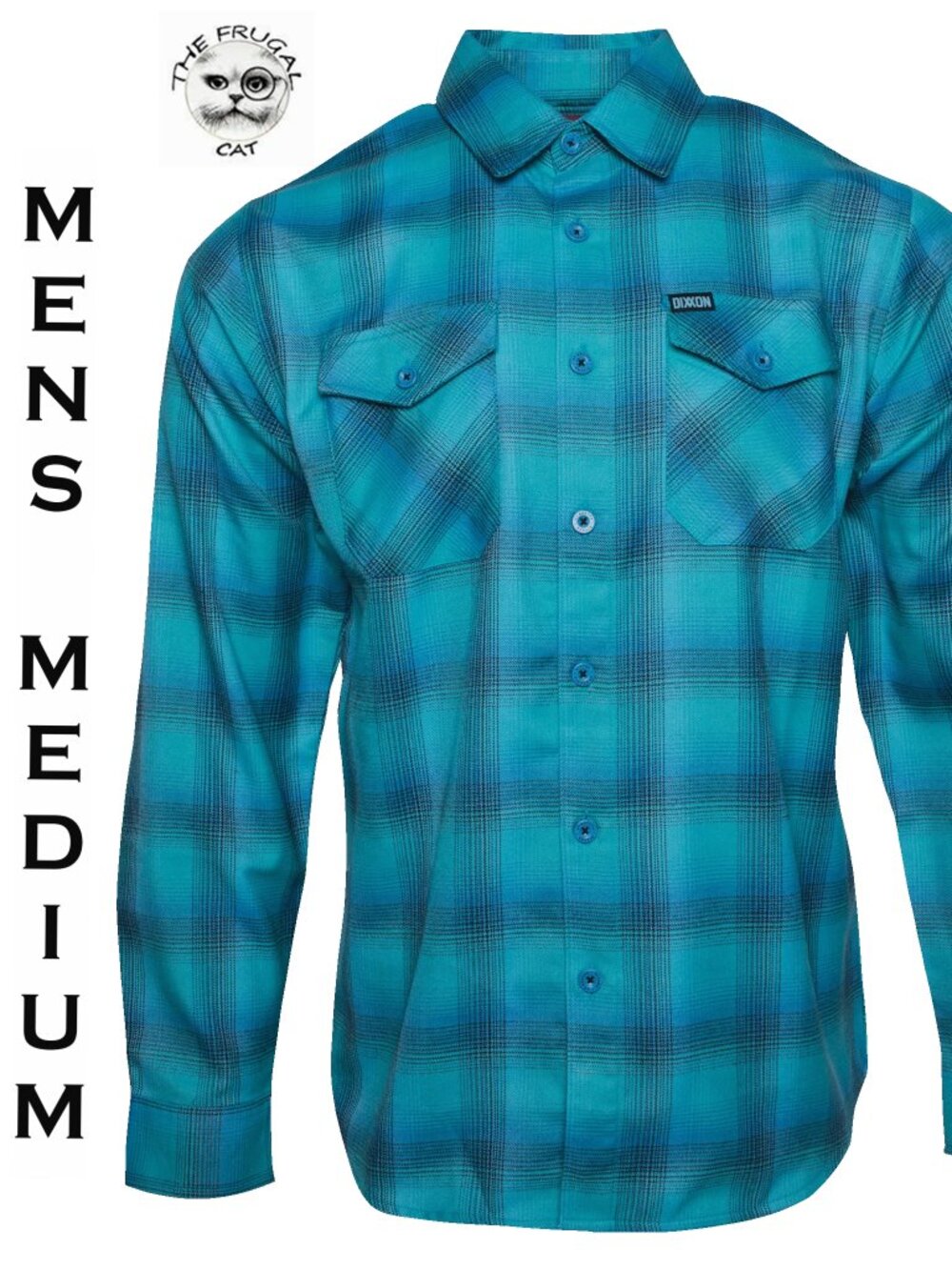 DIXXON FLANNEL - POSEIDON'S KISS Flannel Shirt - Men's Medium
